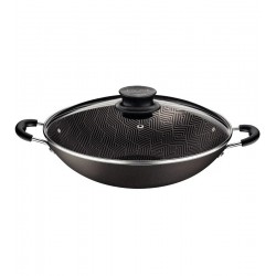 Wok 32cm 4,4l Paris Chumbo Alumínio Com Revestimento Antiaderente